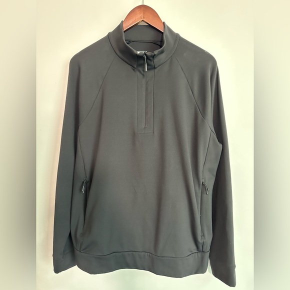 Banana Republic BR Standard Midweight Haf-zip Sweatshirt - Picture 1 of 4